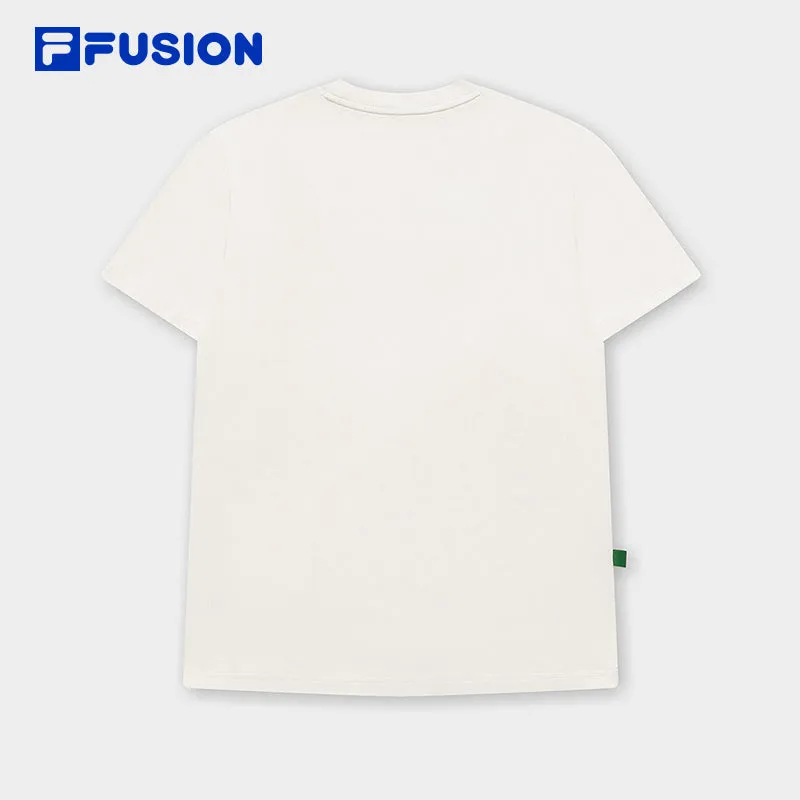 FILA FUSION INLINE CULTURE 1 Men Short Sleeve T-shirt (White / Black)