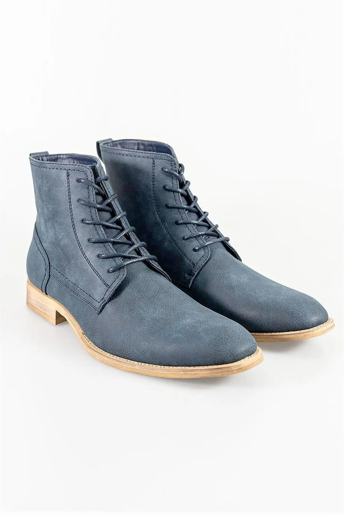 Hurricane Grey Lace Up Boots