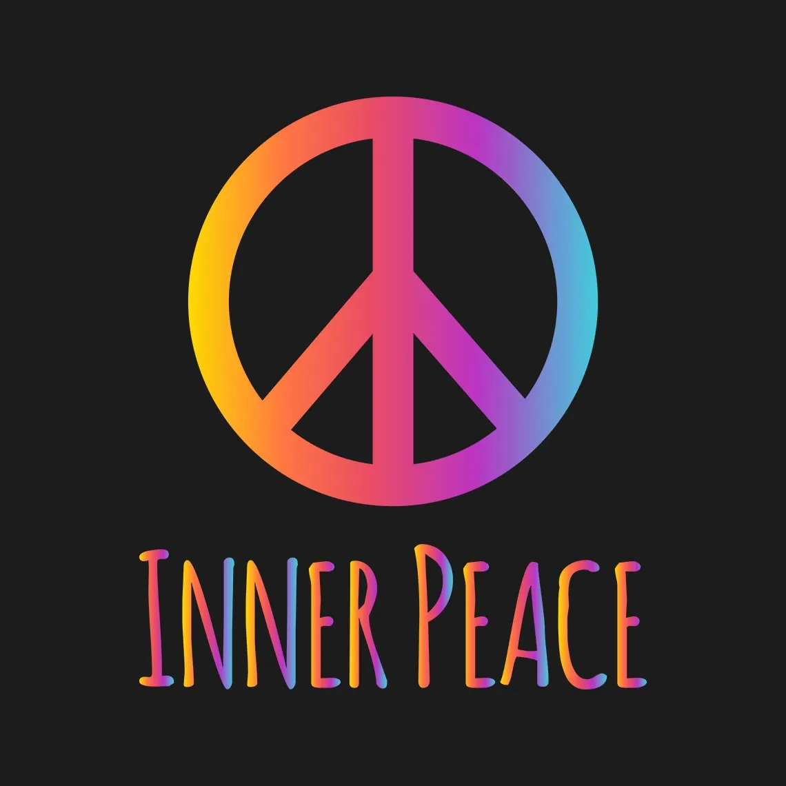 Inner Peace Half Sleeve T-Shirt