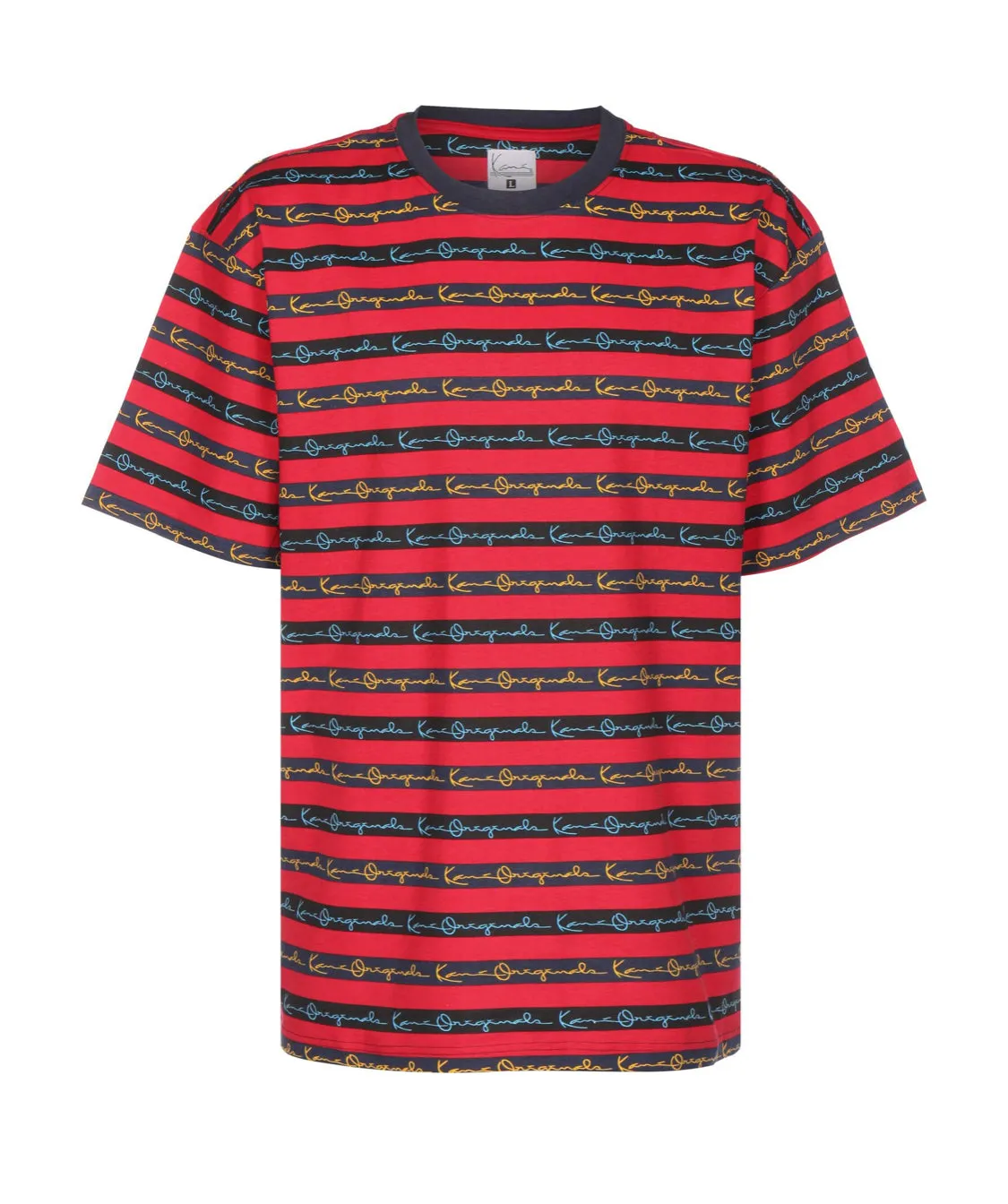 Karl Kani Originals Stripes T-Shirt red multi