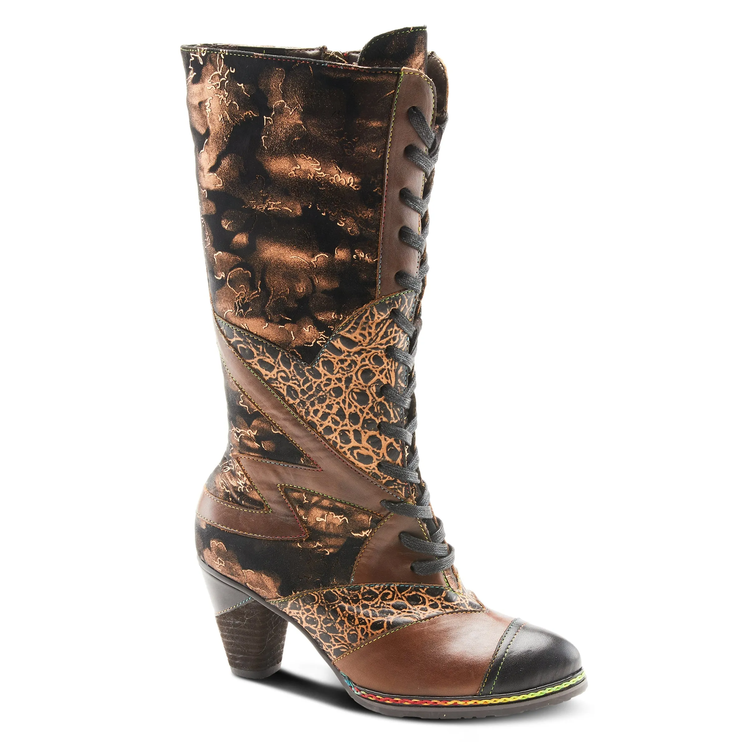 L`ARTISTE MALAGIE-CROCO BOOTS