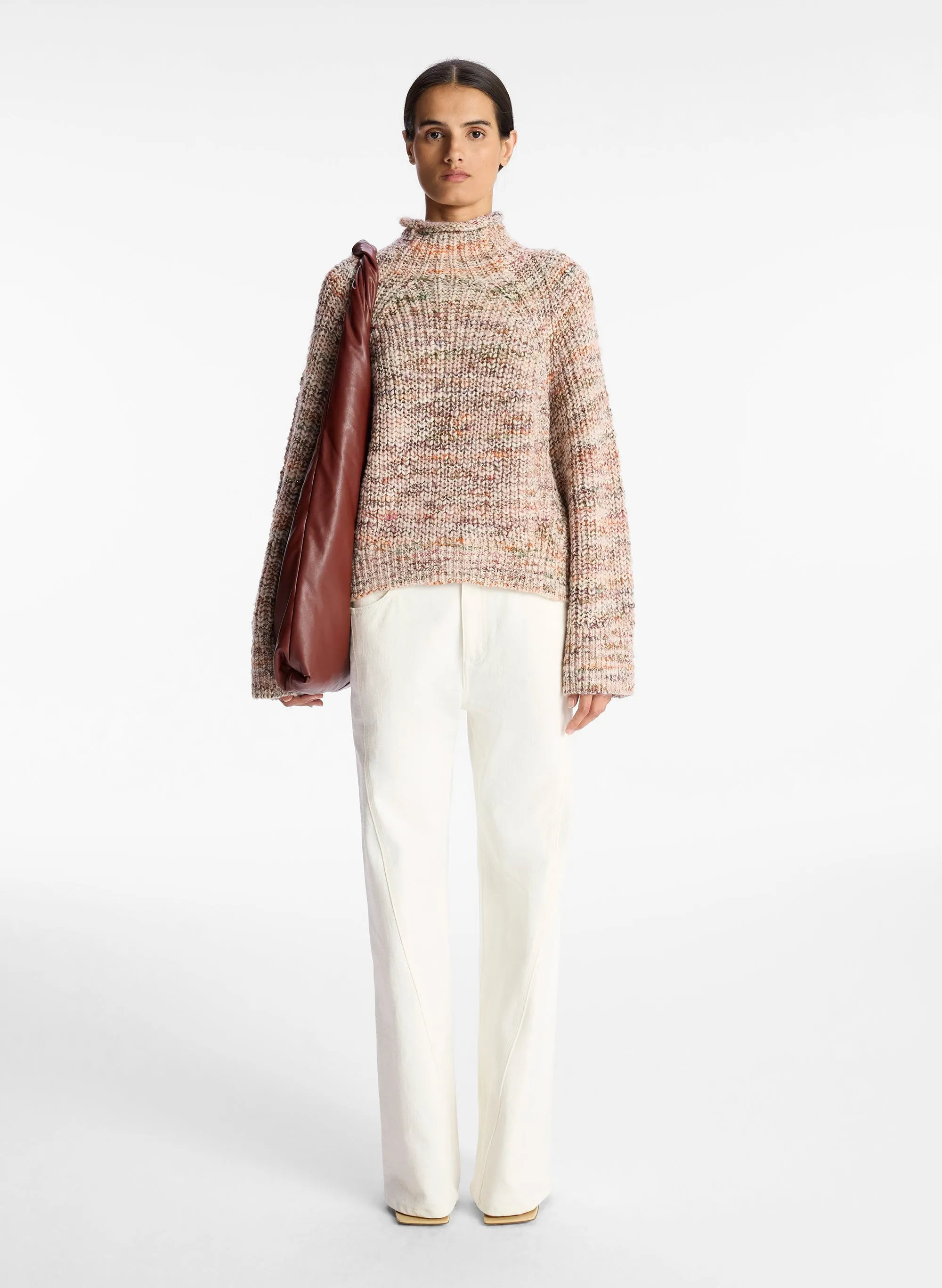 Liv Marled Wool Sweater