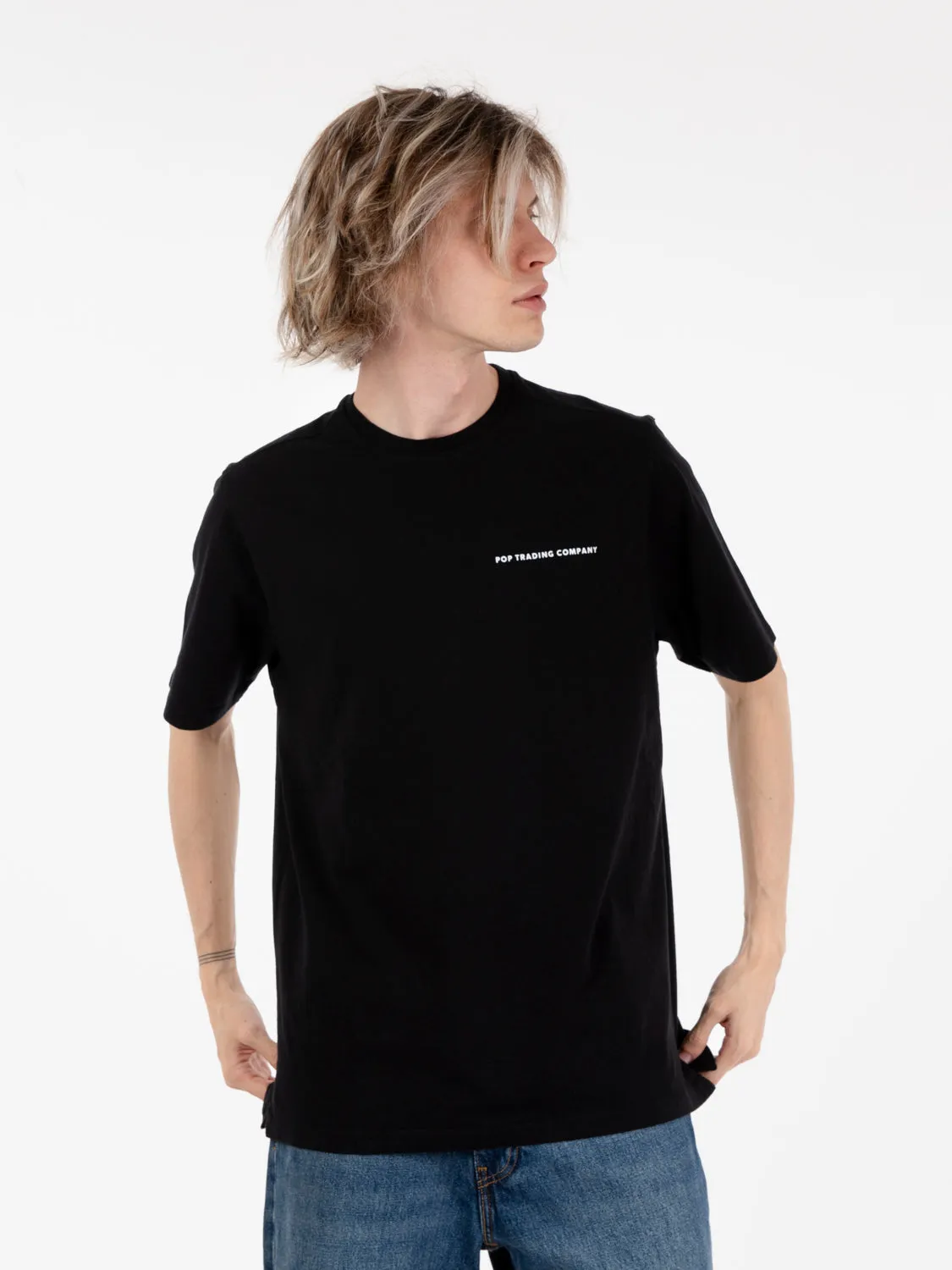 Logo t-shirt black / white