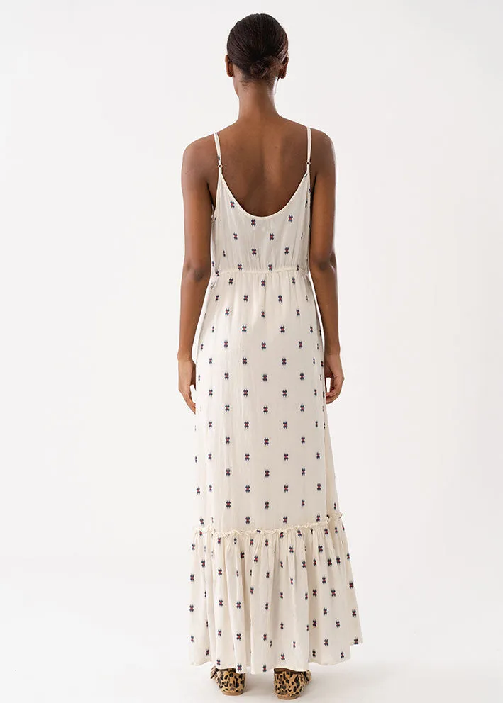 Lollys Laundry Uno Maxi Dress - Kjole - Creme