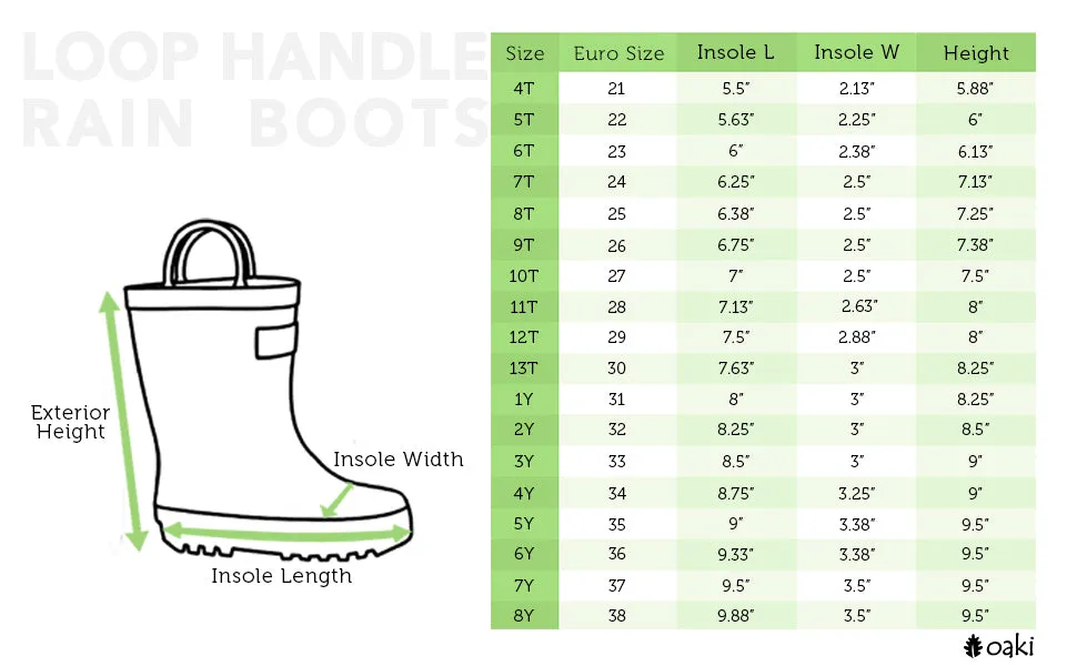 Loop Handle Boots, Yellow & Black (Kids')