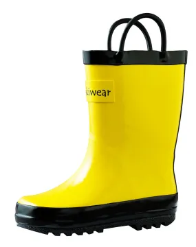 Loop Handle Boots, Yellow & Black (Kids')