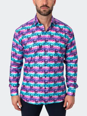 Maceoo Shirt | Fibonacci SkullDye Purple