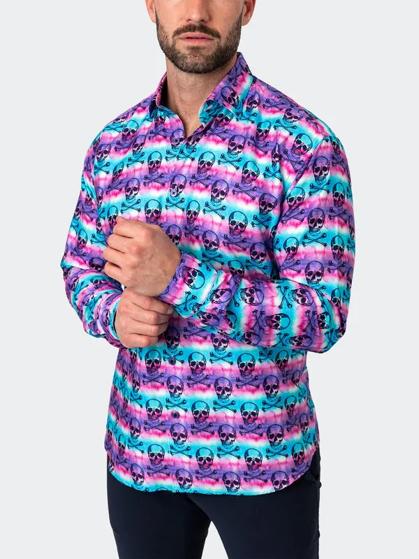 Maceoo Shirt | Fibonacci SkullDye Purple