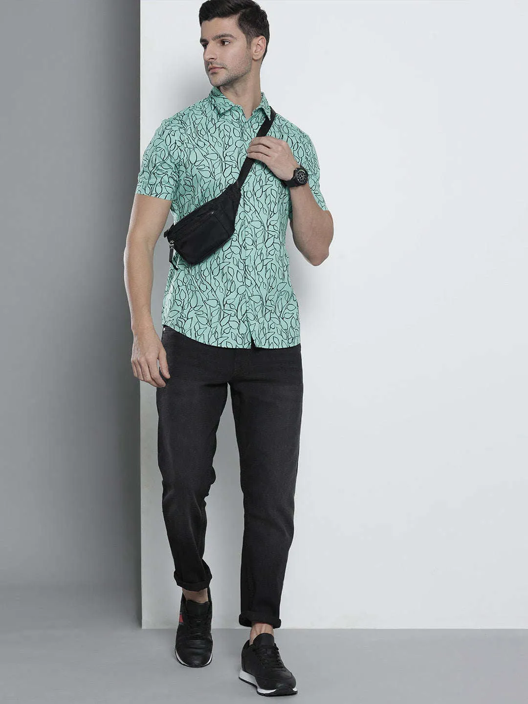 Men Abstract Printed Shirt