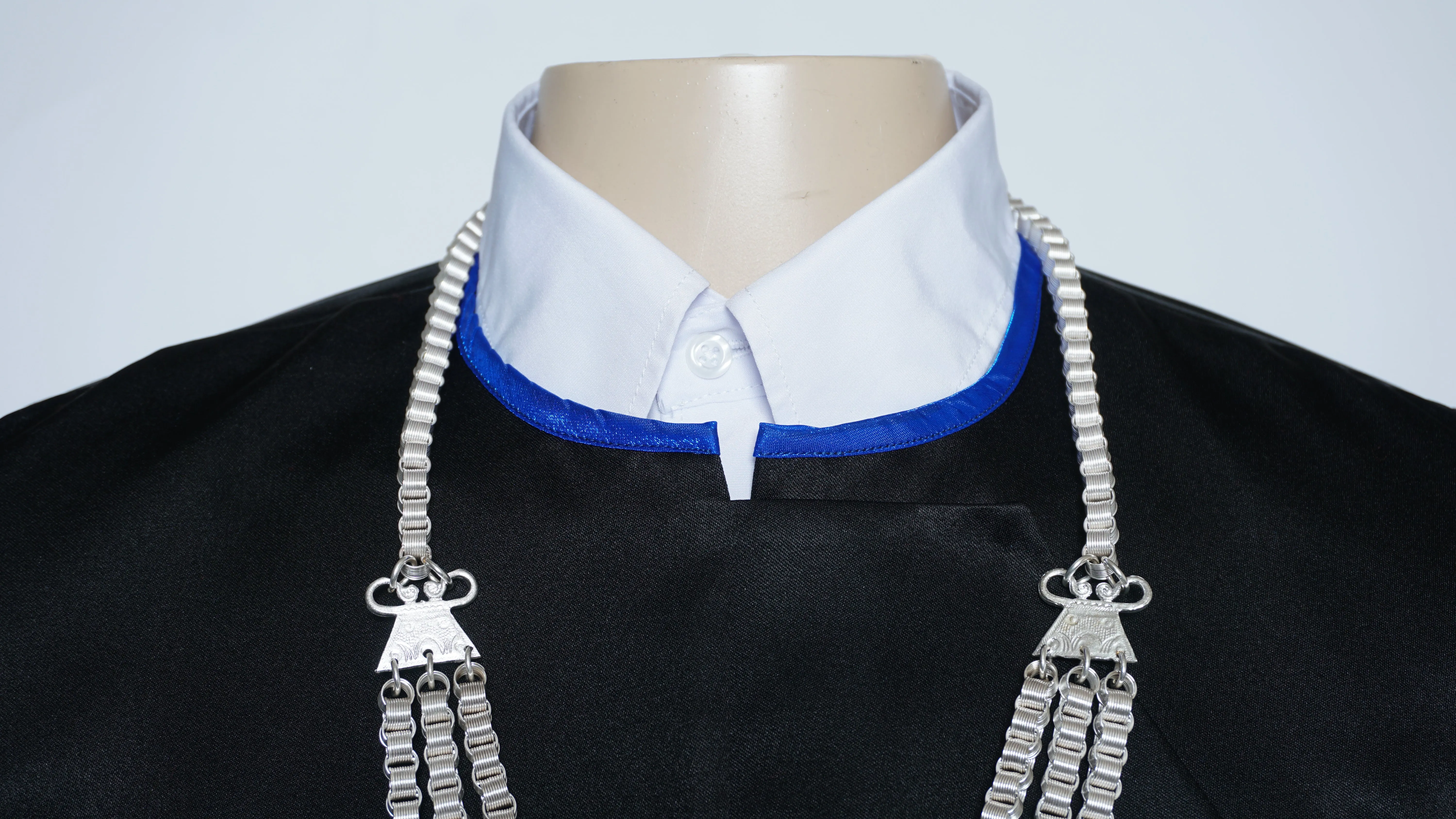 Men Hmong Txaij Set-Blue Trim