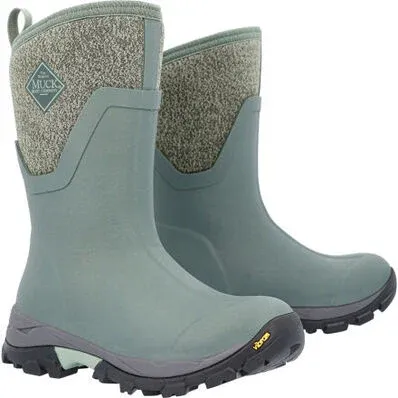 Muck Women's Vibram Arctic Ice WP Agat Mid Work Boot -Forest- MAGMW20