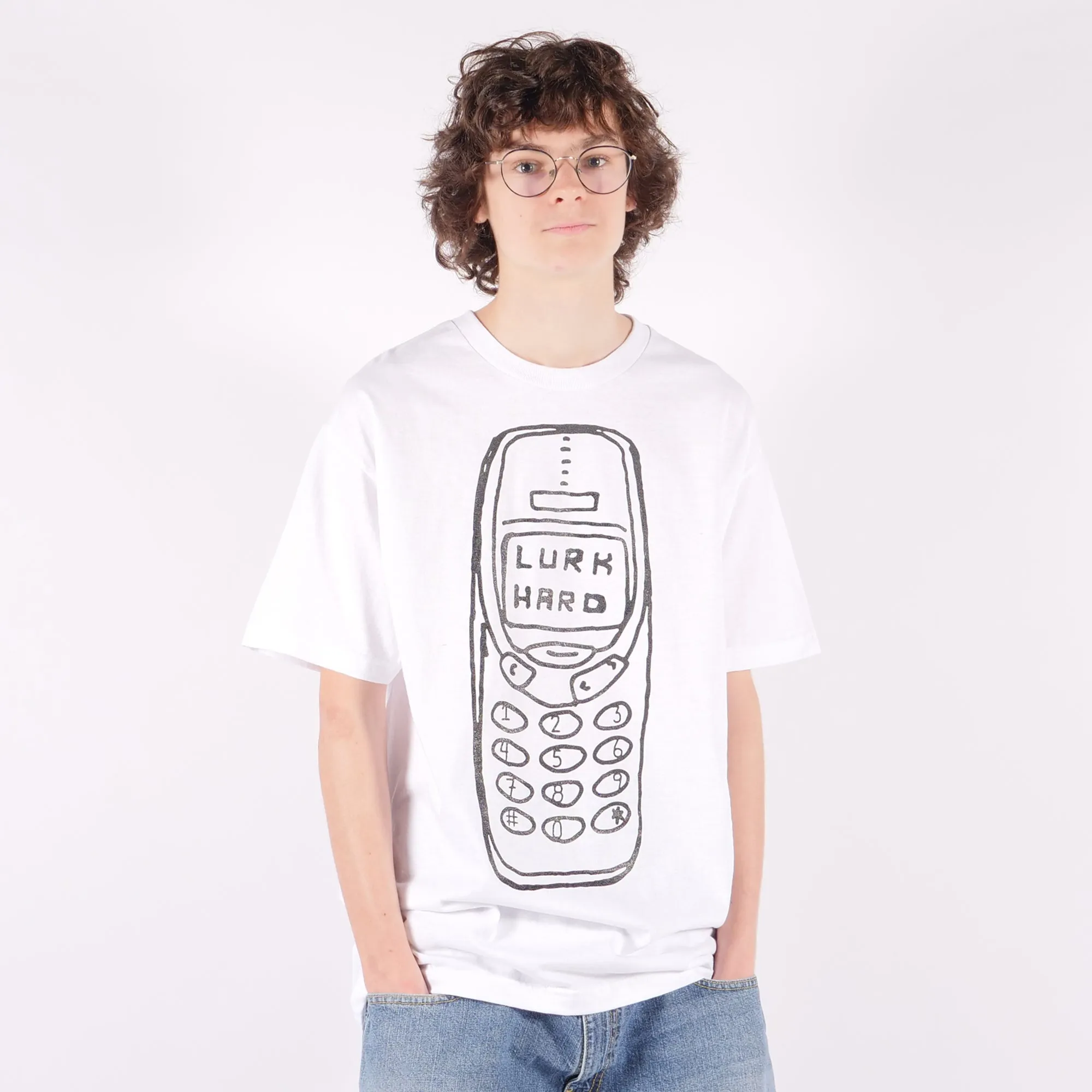 Phone Tee White