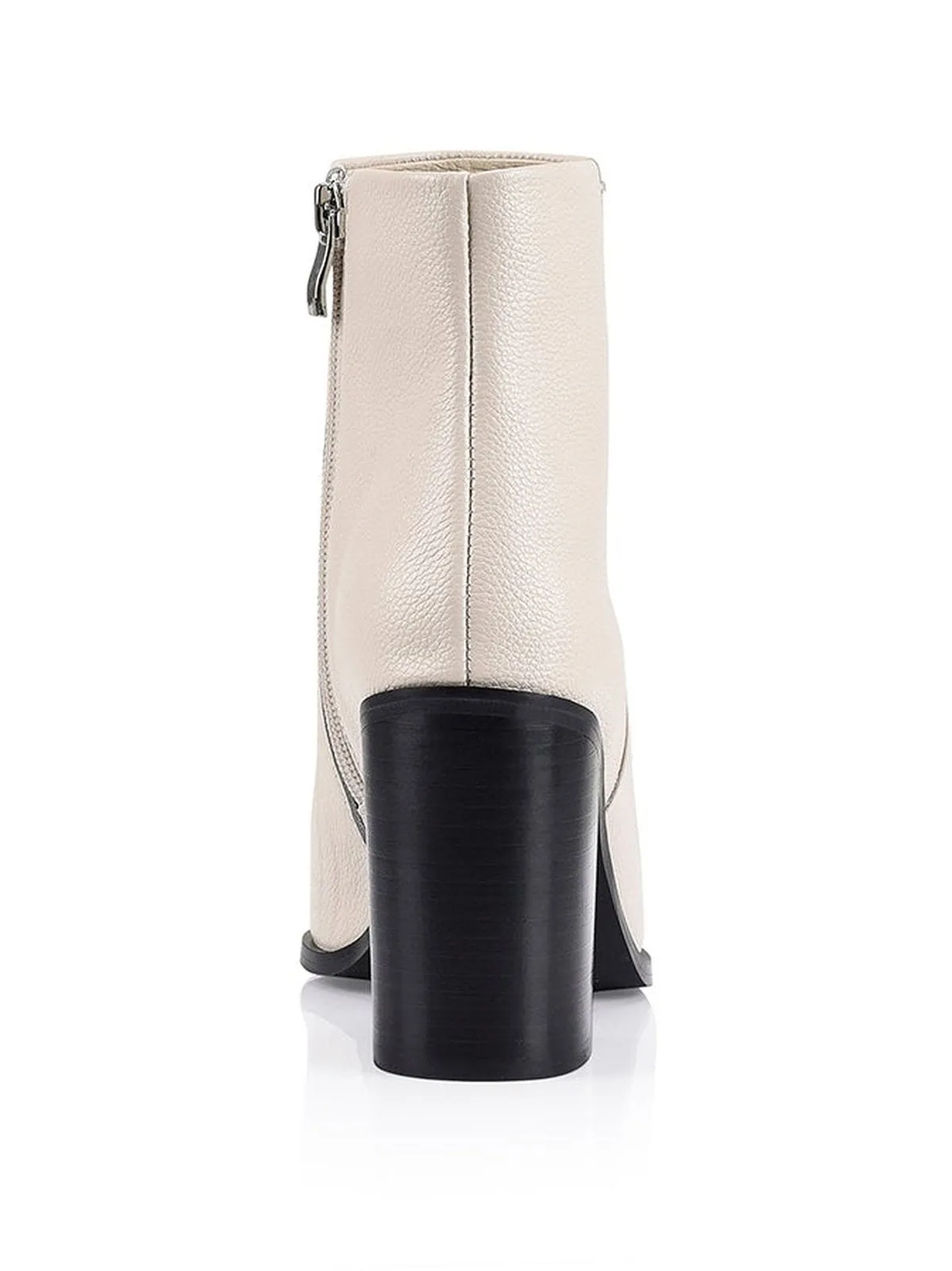 Ria Ankle Boots - Bone Leather