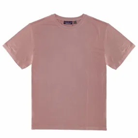 Rose Better Basics Ultra-Soft Crewneck Short Sleeve T-Shirt by Fashion Hub