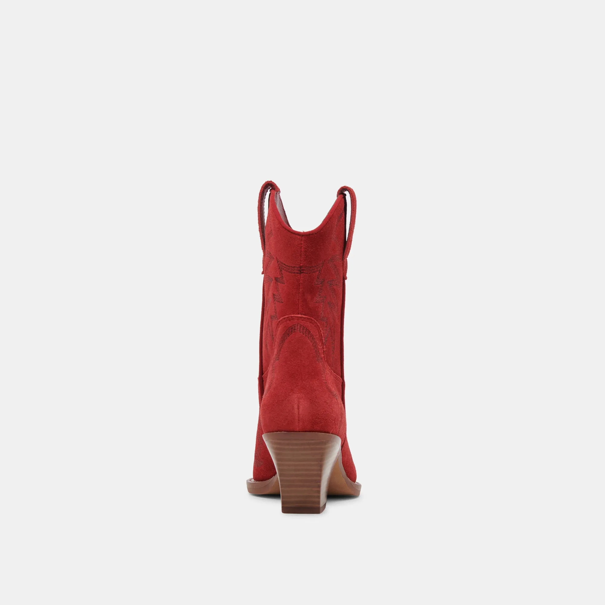 RUNA BOOTS RED SUEDE