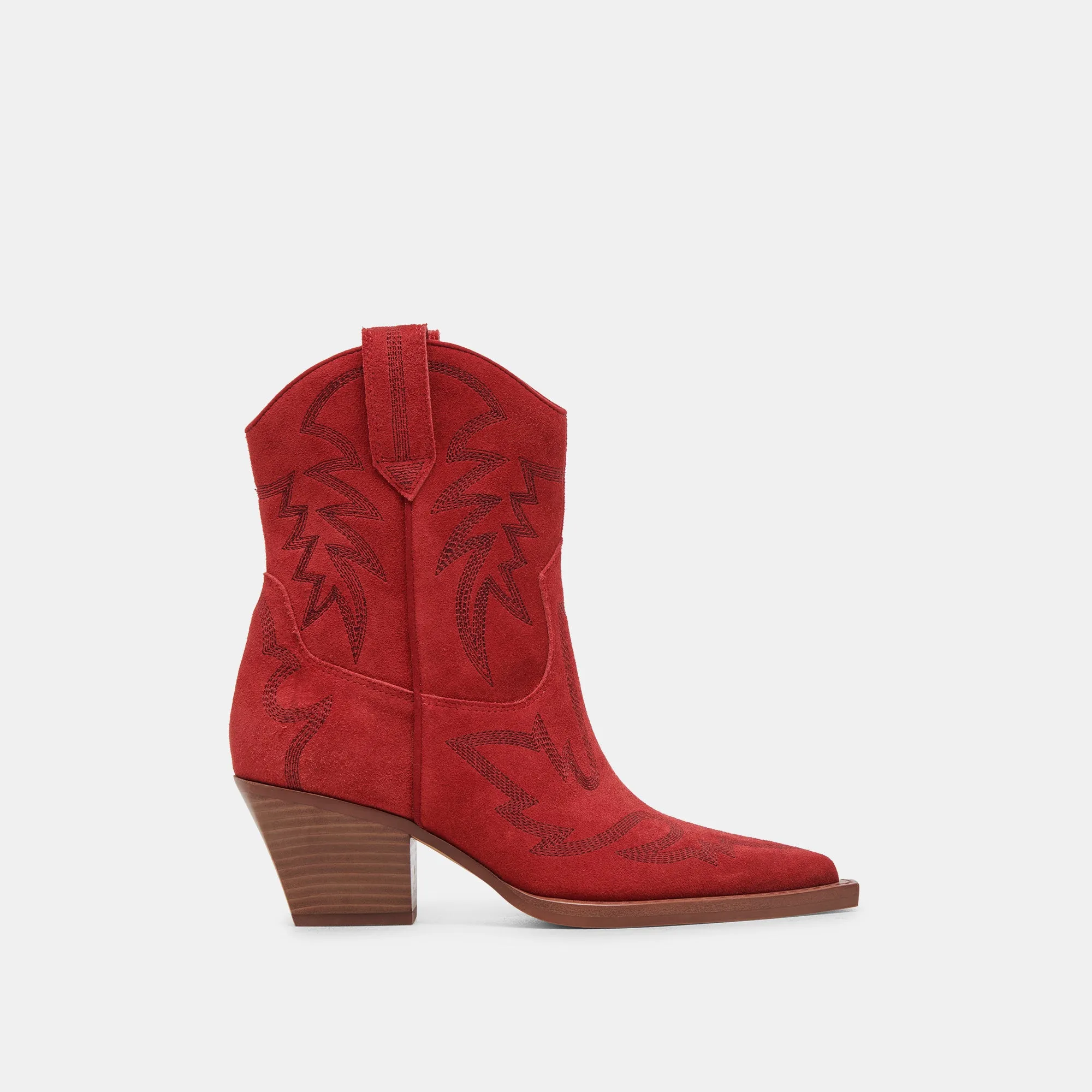 RUNA BOOTS RED SUEDE