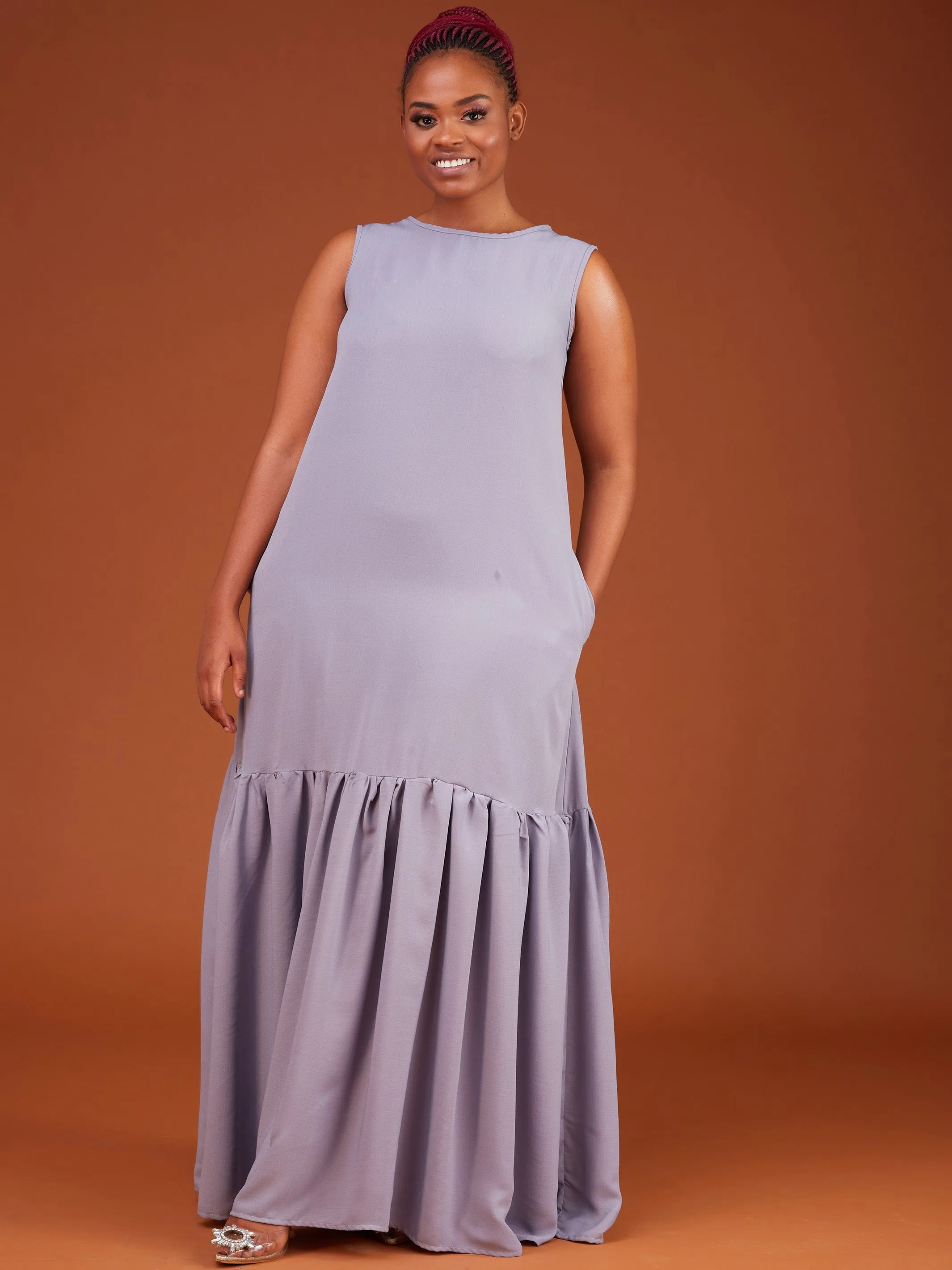 Safari Ayana Sleeveless Maxi Dress - Light Purple