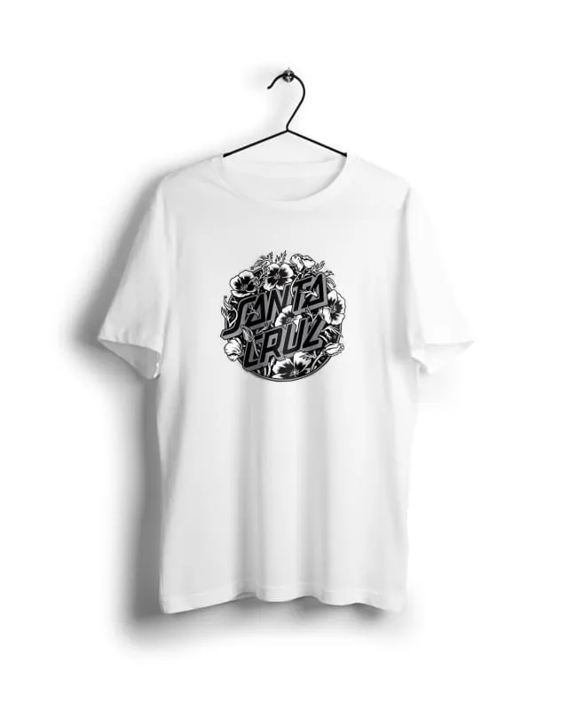 Santa Cruz Cali Poppy  - Digital Graphics Basic T-shirt White