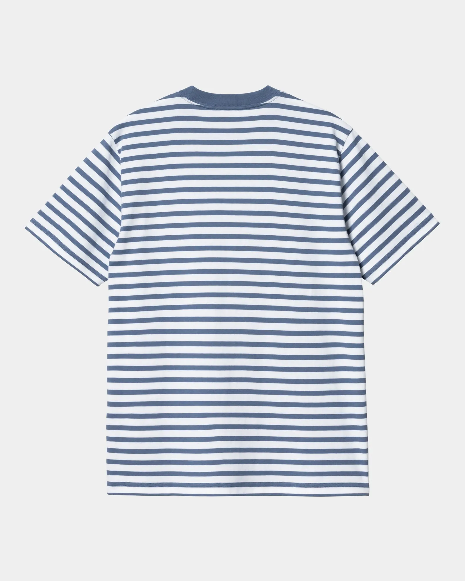 Seidler Stripe Pocket T-Shirt | Sorrent / White