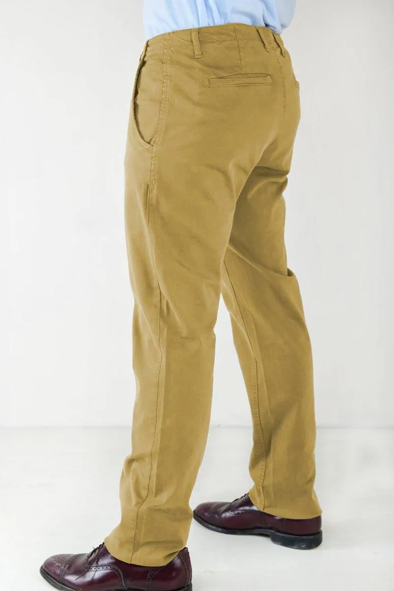 Slim Straight Fit Mens Casual Trousers