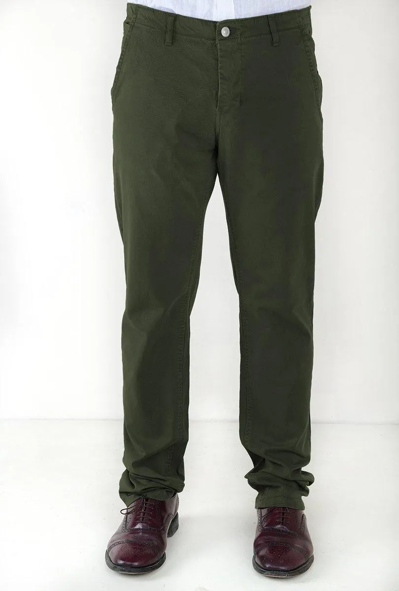 Slim Straight Fit Mens Casual Trousers