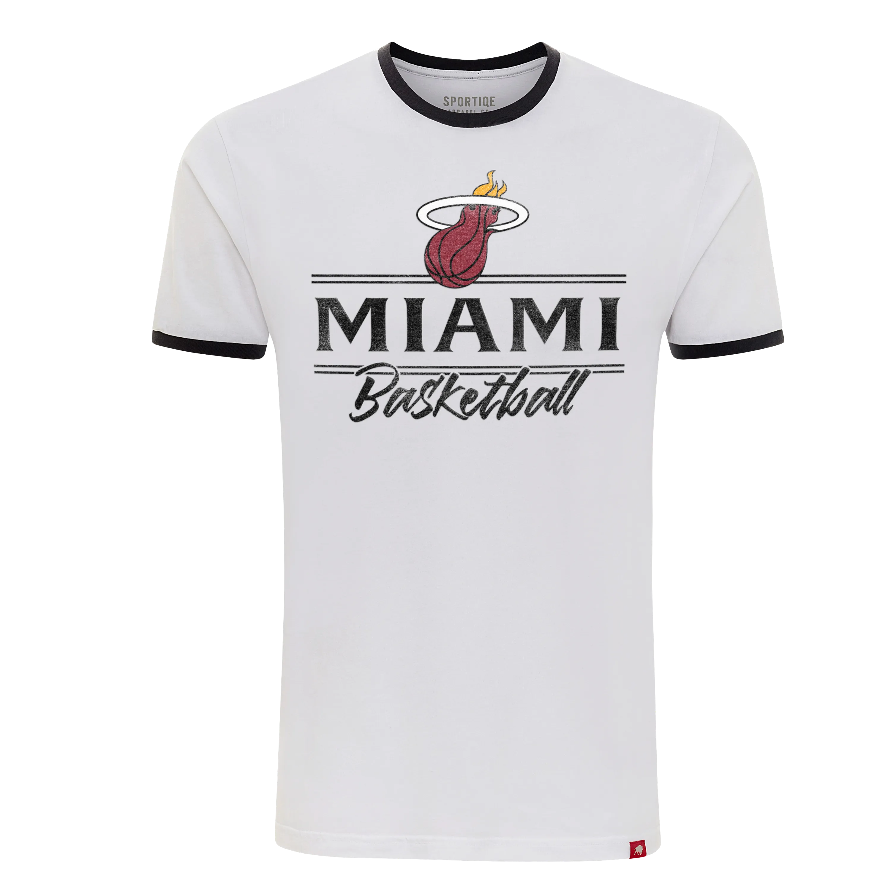 Sportiqe Miami HEAT Renton Ringer Tee