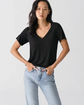 TENCEL V Neck Tee