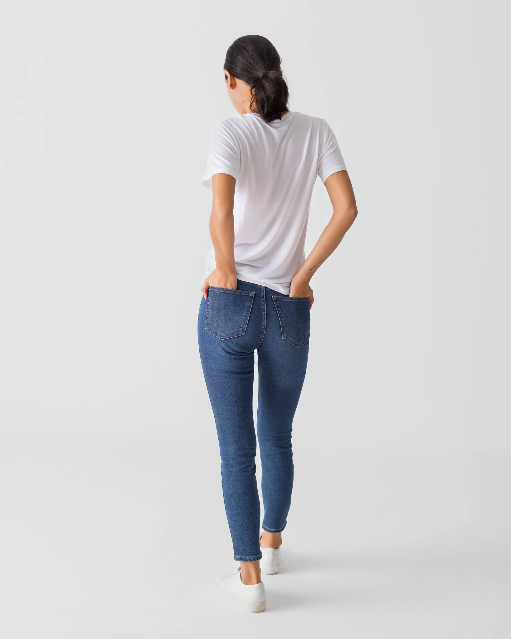 TENCEL V Neck Tee