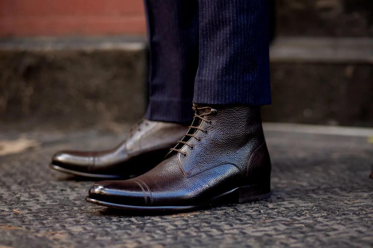 The Jackman Cap-Toe Boot - Chocolate