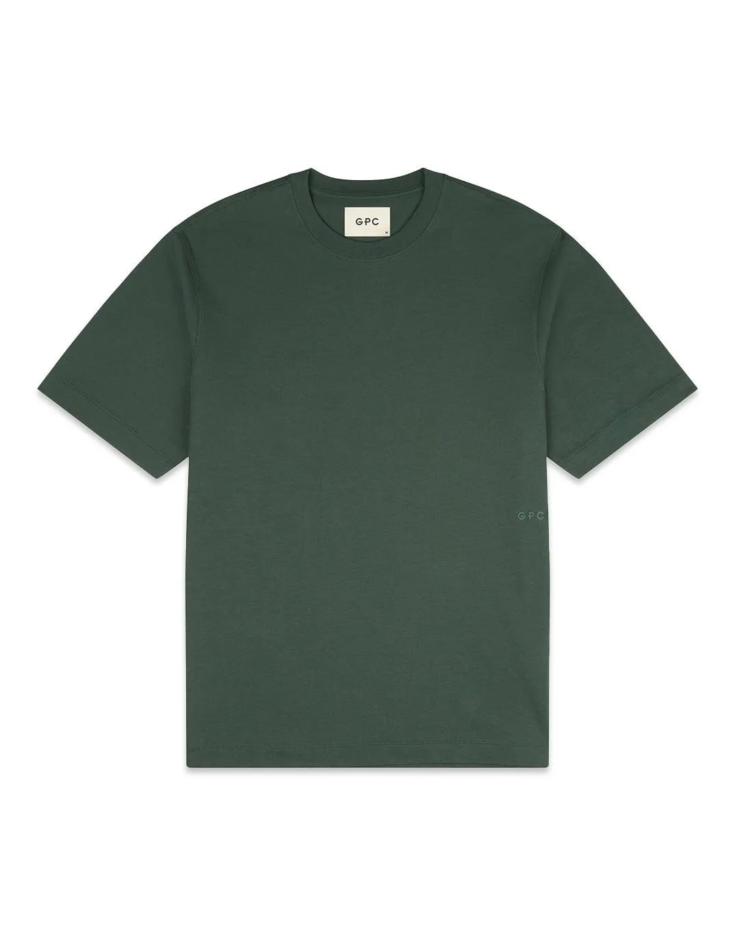 The Oversized Tee in Earth Green