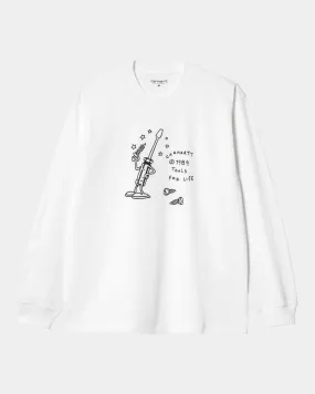 Tools For Life Long Sleeve T-Shirt | White