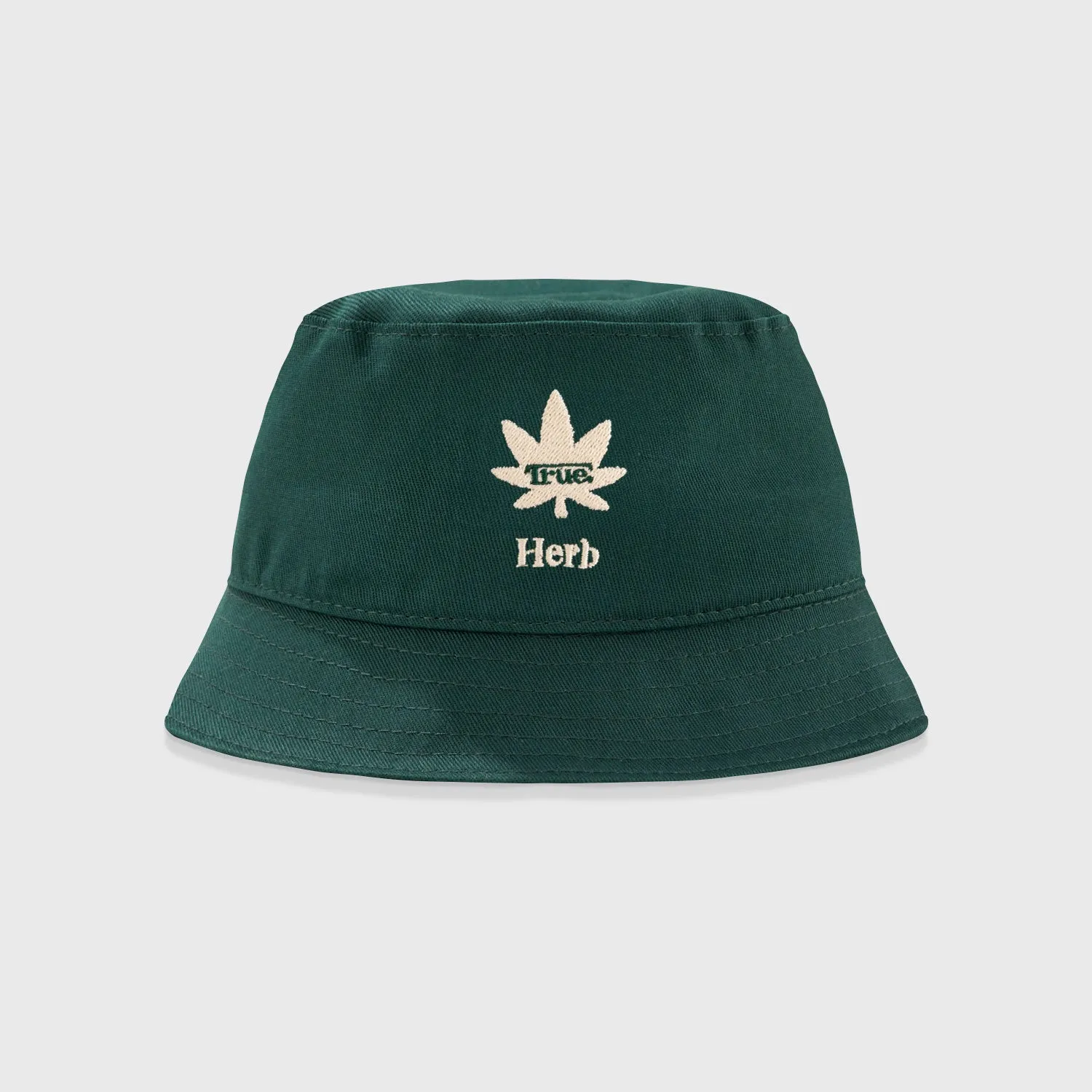 True X Herb Bucket Hat - Pine Green