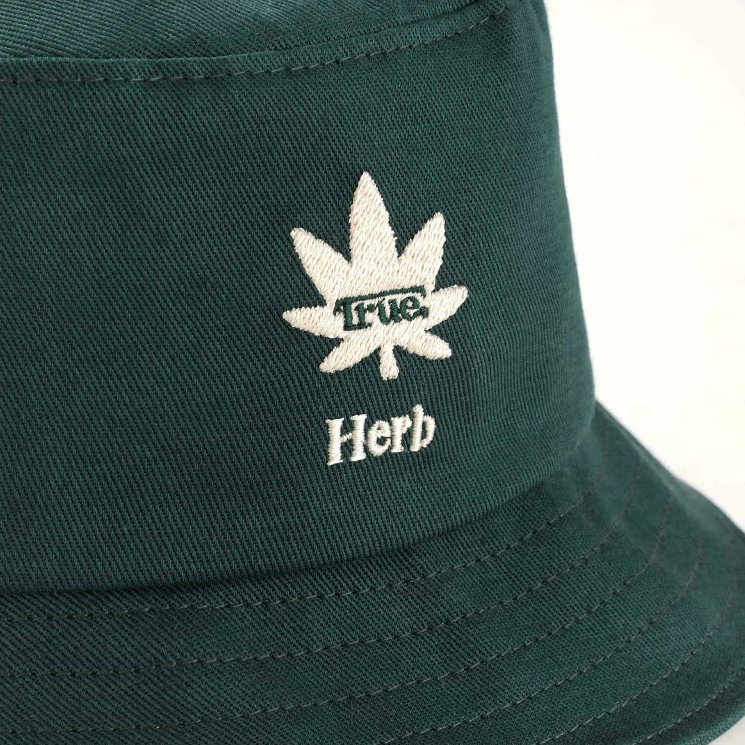 True X Herb Bucket Hat - Pine Green