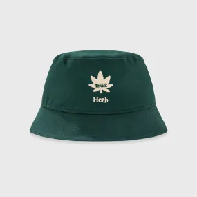 True X Herb Bucket Hat - Pine Green