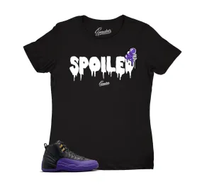 Womens Field Purple 12 Shirt - Spoiled - Black