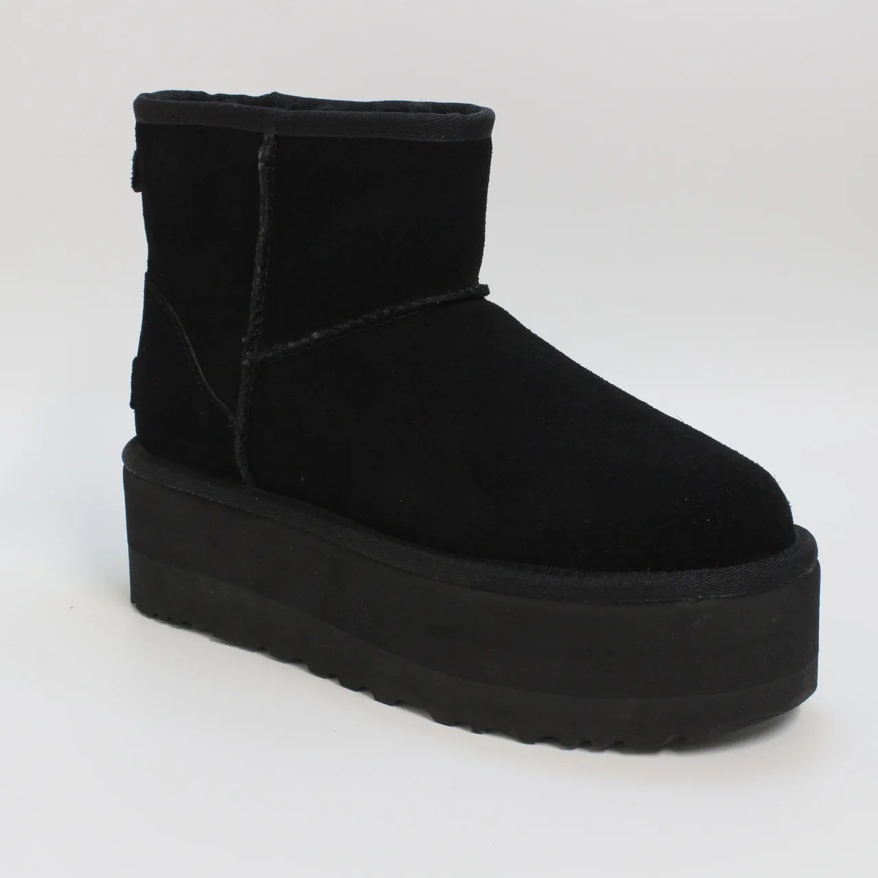 Womens UGG Classic Mini Platform Boots Black